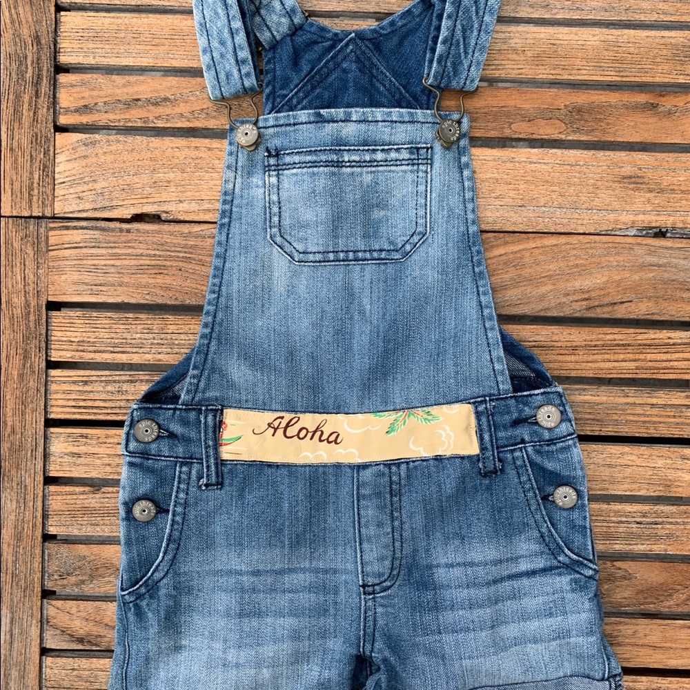 Girls Epic Threads Denim Jean Overall Shortalls